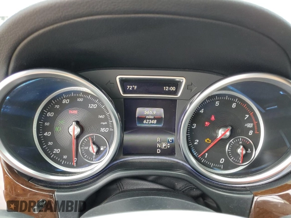 2018 Mercedes-Benz GLS 450 with VIN 4JGDF6EE0JB153776, listed as a Copart auction lot 62315725 with 62,348 mi miles and Salvage title. Bid and sale history available at DreamBid. Image 9.