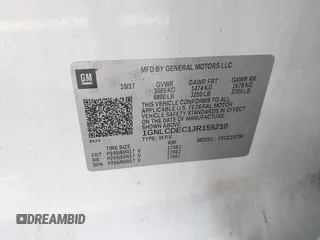 2018 Chevrolet Tahoe Commercial z VIN 1GNLCDEC1JR155210, wystawiony jako IAAI lot #42845068 z przebiegiem 159 456 mil mil oraz . Historia ofert i sprzedaży dostępna na DreamBid. Obrazek 9.