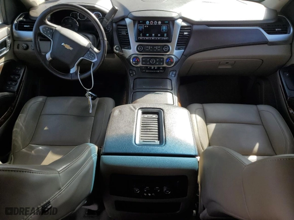 2015 Chevrolet Suburban LTZ with VIN 1GNSKKKC3FR551752, listed as a Copart auction lot 47878375 with 140,330 mi miles and Salvage Title. Bid and sale history available at carsss.com. Image 8.