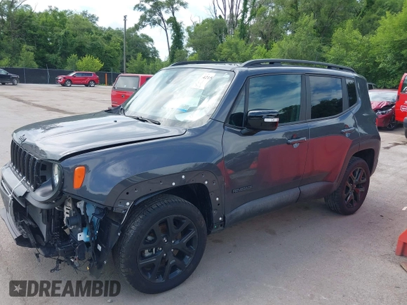 2023 Jeep Renegade Altitude with VIN ZACNJDE14PPP10533, listed as a IAAI auction lot 42503786 with 7,718 mi miles and . Bid and sale history available at DreamBid. Image 17.