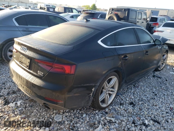 2018 Audi A5 Sportback Premium Plus with VIN WAUENCF53JA069530, listed as a Copart auction lot 47978023 with 79,439 mi miles. Bid and sale history available at carsss.com. Image 3.