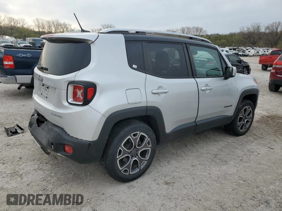 2017 Jeep Renegade Limited z VIN ZACCJBDB1HPF36429, wystawiony jako Copart lot #51438375 z przebiegiem 74 714 mil mil oraz Szkoda całkowita • Salvage title. Historia ofert i sprzedaży dostępna na DreamBid. Obrazek 3.