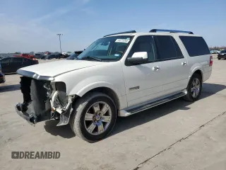 2007 Ford Expedition EL Limited with VIN 1FMFK19537LA02466, listed as a Copart auction lot 44573265 with 59,336 mi miles and Salvage Title. Bid and sale history available at carsss.com. Image 1.