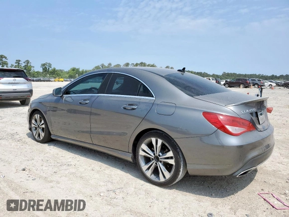 2019 Mercedes-Benz CLA 250 with VIN WDDSJ4EB4KN776778, listed as a Copart auction lot 57354645 with 124,800 mi miles and Salvage title. Bid and sale history available at DreamBid. Image 2.