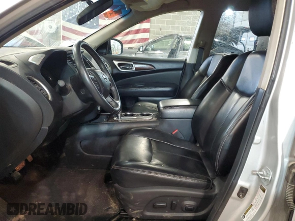 2016 Nissan Pathfinder Platinum with VIN 5N1AR2MNXGC614067, listed as a Copart auction lot 83157234 with 76,920 mi miles and Clean Title. Bid and sale history available at carsss.com. Image 7.