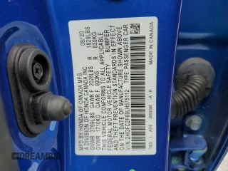 2020 Honda Civic LX with VIN 2HGFC2F69LH575112, listed as a Copart auction lot 55664005 with 33,495 mi miles and Non Repairable. Bid and sale history available at DreamBid. Image 12.