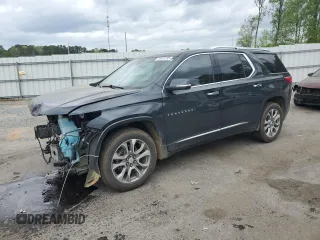 2021 Chevrolet Traverse Premier with VIN 1GNERKKW4MJ163718, listed as a Copart auction lot 51837295 with 126,247 mi miles and Salvage title. Bid and sale history available at DreamBid. Image 1.