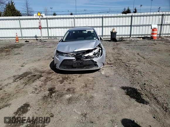 2020 Toyota Corolla Hybrid LE with VIN JTDEBRBE4LJ007061, listed as a Copart auction lot 46159535 with 43,698 mi miles and Salvage Title. Bid and sale history available at carsss.com. Image 10.