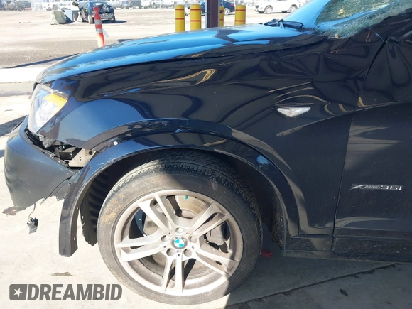 2014 BMW X3 xDrive35i with VIN 5UXWX7C56E0E78423, listed as a IAAI auction lot 41688679 with 106,780 mi miles and . Bid and sale history available at DreamBid. Image 6.