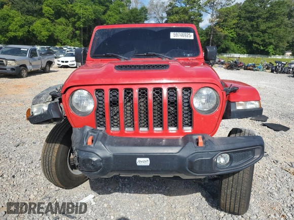 2022 Jeep Gladiator Mojave with VIN 1C6JJTEG0NL104137, listed as a Copart auction lot 59746925 with 46,162 mi miles and Salvage title. Bid and sale history available at DreamBid. Image 5.