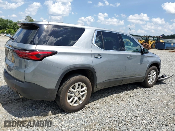 2023 Chevrolet Traverse LS with VIN 1GNERFKW8PJ278754, listed as a Copart auction lot 56452164 with 18,627 mi miles and Salvage Title. Bid and sale history available at carsss.com. Image 3.