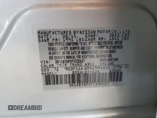 2015 Nissan Sentra SR with VIN 3N1AB7AP4FY335427, listed as a Copart auction lot 51349265 with 103,843 mi miles and Salvage Title. Bid and sale history available at DreamBid. Image 12.