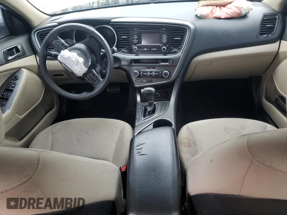 2015 Kia Optima LX z VIN KNAGM4A7XF5640151, wystawiony jako Copart lot #54538515 z przebiegiem 97 610 mil mil oraz Szkoda całkowita • Salvage title. Historia ofert i sprzedaży dostępna na DreamBid. Obrazek 8.