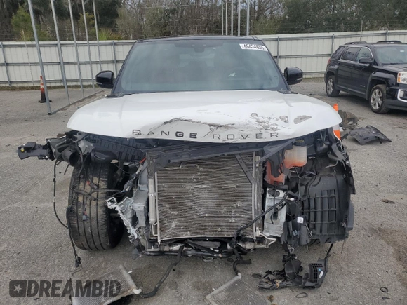 2022 Land Rover Range Rover Sport HST with VIN SALWS2RU3NA242121, listed as a Copart auction lot 46434655 with 23,073 mi miles and Salvage Title. Bid and sale history available at carsss.com. Image 5.