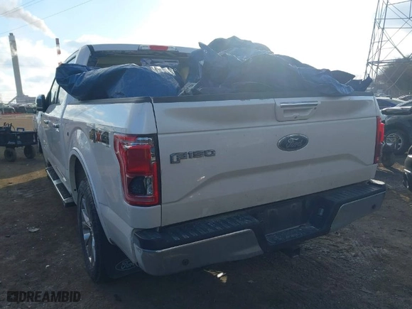 2017 Ford F-150 XL with VIN 1FTEW1EF9HKC16081, listed as a IAAI auction lot 41582496 with 180,005 mi miles. Bid and sale history available at carsss.com. Image 3.