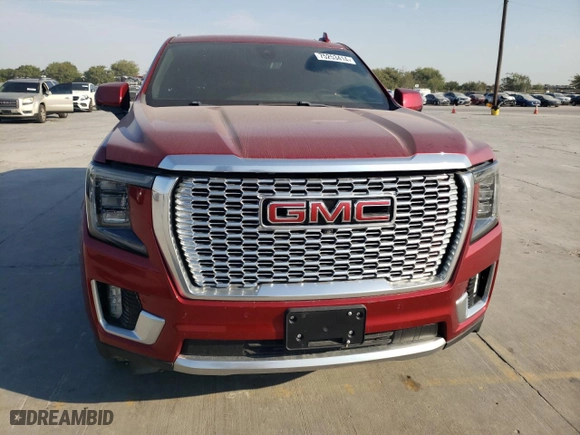 2021 GMC Yukon XL Denali with VIN 1GKS2JKL8MR201361, listed as a Copart auction lot 75253414 with 0 mi miles and Salvage Title. Bid and sale history available at carsss.com. Image 5.