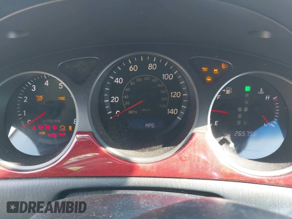 2003 Lexus ES 300 with VIN JTHBF30G330104586, listed as a IAAI auction lot 42025818 with 265,756 mi miles and . Bid and sale history available at DreamBid. Image 7.