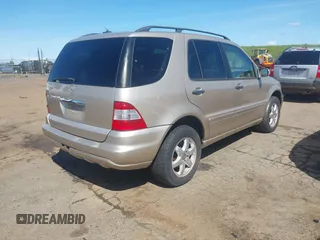 2002 Mercedes-Benz M 320/430/500 with VIN 4JGAB75E92A334273, listed as a IAAI auction lot 41831832 with 132,896 mi miles and . Bid and sale history available at DreamBid. Image 4.