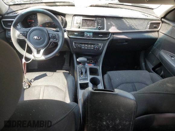 2017 Kia Optima LX with VIN 5XXGT4L36HG123511, listed as a Copart auction lot 58743865 with 120,039 mi miles and Salvage title. Bid and sale history available at DreamBid. Image 8.