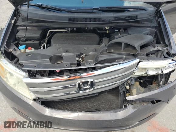 2012 Honda Odyssey EX-L with VIN 5FNRL5H65CB055196, listed as a Copart auction lot 50858245 with 115,047 mi miles and Salvage Title. Bid and sale history available at carsss.com. Image 13.