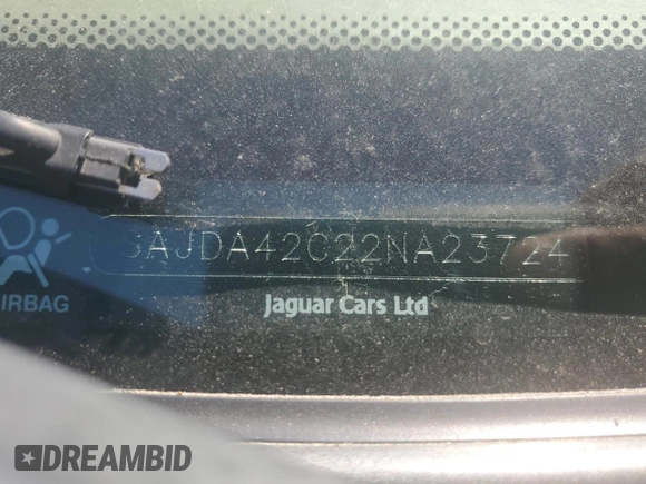2002 Jaguar XK with VIN SAJDA42C22NA23724, listed as a Copart auction lot 53521005 with 61,468 mi miles and Salvage Title. Bid and sale history available at DreamBid. Image 12.