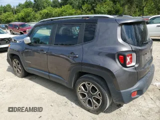 2018 Jeep Renegade Limited with VIN ZACCJADB7JPH12741, listed as a Copart auction lot 61870483 with 63,182 mi miles and Salvage title. Bid and sale history available at DreamBid. Image 2.