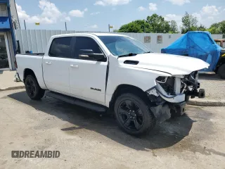 2021 Ram 1500 Big Horn with VIN 1C6SRFFT4MN585412, listed as a Copart auction lot 59391405 with 68,878 mi miles and Salvage title. Bid and sale history available at DreamBid. Image 4.