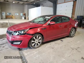 2011 Kia Optima SX z VIN KNAGR4A69B5117674, wystawiony jako Copart lot #55967055 z przebiegiem 107 548 mil mil oraz Szkoda całkowita • Salvage title. Historia ofert i sprzedaży dostępna na DreamBid. Obrazek 1.