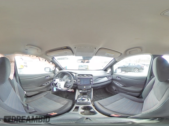 2022 Nissan LEAF SV with VIN 1N4AZ1CV1NC557535, listed as a Copart auction lot 47705095 with 64,397 mi miles and Salvage Title. Bid and sale history available at DreamBid. Image 12.