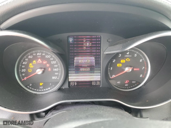 2015 Mercedes-Benz C-Class C 300 with VIN 55SWF4JB5FU049025, listed as a Copart auction lot 47195235 with 188,564 mi miles and Salvage Title. Bid and sale history available at carsss.com. Image 9.
