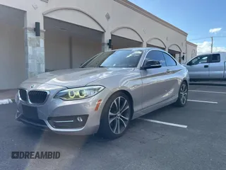 2015 BMW 2 Series 228i with VIN WBA1F5C59FV257027, listed as a Copart auction lot 62222855 with 113,383 mi miles and Clean title. Bid and sale history available at DreamBid. Image 2.