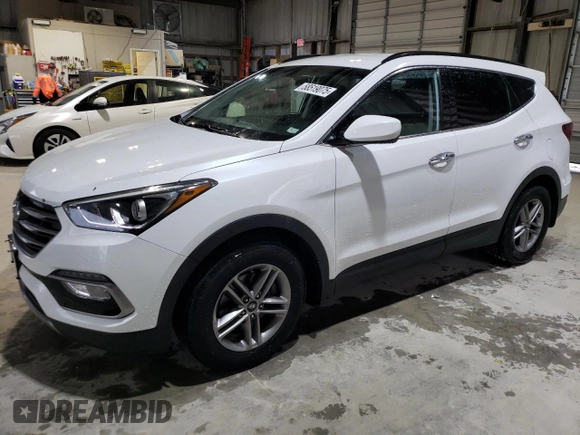 2017 Hyundai Santa Fe 2.4L z VIN 5XYZUDLB8HG422216, wystawiony jako Copart lot #58519075 z przebiegiem 138 395 mil mil oraz Czysty tytuł • Clean title. Historia ofert i sprzedaży dostępna na DreamBid. Obrazek 1.