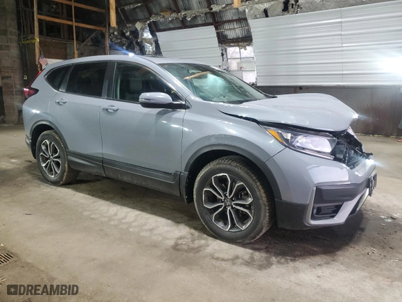2022 Honda CR-V EX-L with VIN 2HKRW2H87NH607227, listed as a Copart auction lot 49443705 with 44,942 mi miles and Salvage Title. Bid and sale history available at carsss.com. Image 4.