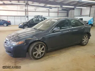 2005 Acura TSX with VIN JH4CL96925C015294, listed as a Copart auction lot 46706735 with 162,900 mi miles and Salvage Title. Bid and sale history available at carsss.com. Image 1.