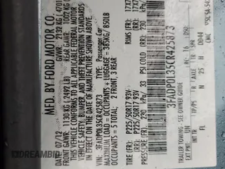 2012 Ford Fusion Hybrid z VIN 3FADP0L35CR425873, wystawiony jako Copart lot #50870905 z przebiegiem 75 133 mil mil oraz Szkoda całkowita • Salvage title. Historia ofert i sprzedaży dostępna na DreamBid. Obrazek 12.