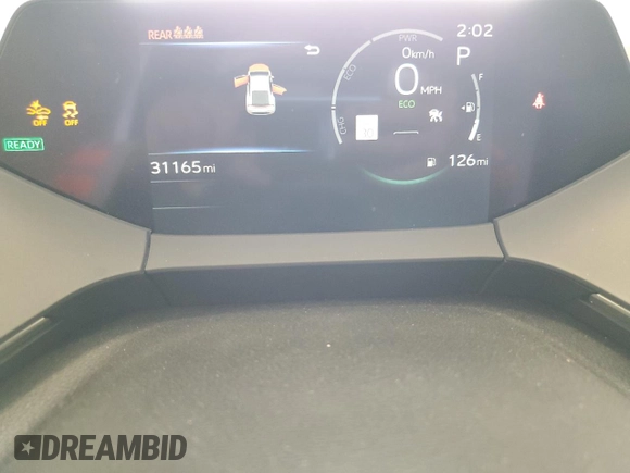 2023 Toyota Prius LE with VIN JTDADABU1P3005635, listed as a Copart auction lot 55280355 with 31,165 mi miles and Clean Title. Bid and sale history available at DreamBid. Image 9.