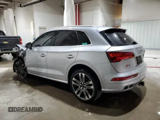 2018 Audi SQ5 Premium Plus with VIN WA1A4AFY7J2151817, listed as a Copart auction lot 80998964 with 51,759 mi miles and Salvage Title. Bid and sale history available at DreamBid. Image 2.