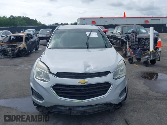 2017 Chevrolet Equinox LS with VIN 2GNALBEK6H1575339, listed as a IAAI auction lot 42041964 with 91,318 mi miles and . Bid and sale history available at carsss.com. Image 12.