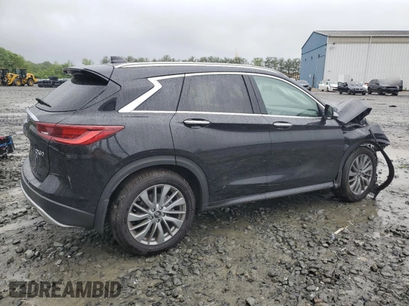 2024 Infiniti QX50 Luxe с VIN 3PCAJ5BB5RF105936, выставлен на аукционе Copart как лот 57725935 с пробегом 4 084 миль миль и Списание • Salvage title. История ставок и продаж доступна на DreamBid. Изображение 3.