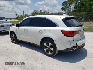 2016 Acura MDX with VIN 5FRYD3H26GB017121, listed as a Copart auction lot 51688653 with 163,867 mi miles. Bid and sale history available at carsss.com. Image 2.