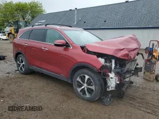 2016 Kia Sorento EX with VIN 5XYPHDA17GG128925, listed as a Copart auction lot 57088935 with 82,929 mi miles and Clean title. Bid and sale history available at DreamBid. Image 4.