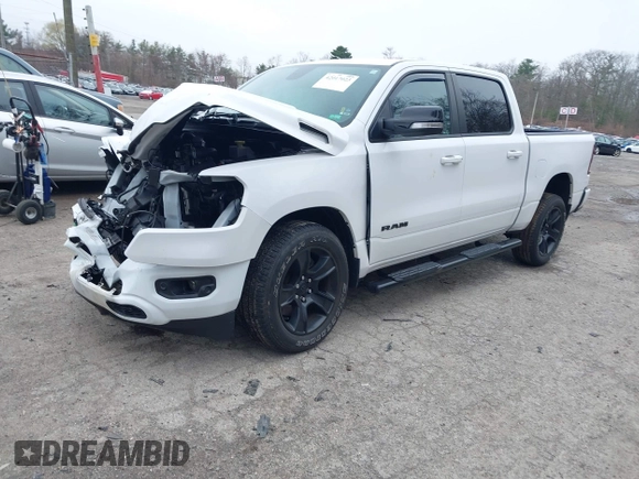 2021 Ram 1500 Big Horn with VIN 1C6SRFFT1MN721561, listed as a IAAI auction lot 42017023 with 62,023 mi miles and . Bid and sale history available at DreamBid. Image 18.