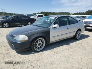 1998 Honda Civic EX with VIN 1HGEJ8141WL092960, listed as a Copart auction lot 61023305 with 203,144 mi miles and Salvage title. Bid and sale history available at DreamBid. Image 1.