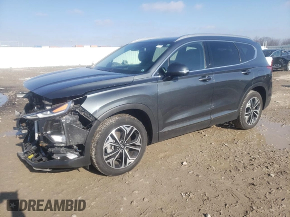 2020 Hyundai Santa Fe Limited with VIN 5NMS5CAA3LH224404, listed as a Copart auction lot 68591572 with 25,581 mi miles. Bid and sale history available at carsss.com. Image 1.