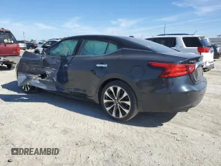 2017 Nissan Maxima S with VIN 1N4AA6AP3HC412977, listed as a Copart auction lot 42873835 with 57,232 mi miles and Salvage Title. Bid and sale history available at DreamBid. Image 2.