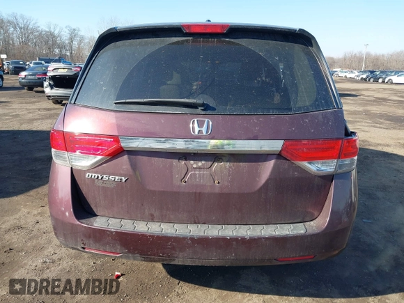 2014 Honda Odyssey EX-L with VIN 5FNRL5H60EB009083, listed as a IAAI auction lot 41633419 with 219,930 mi miles and . Bid and sale history available at carsss.com. Image 16.