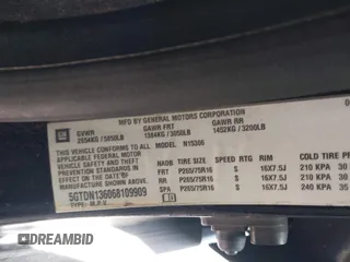 2006 Hummer H3 z VIN 5GTDN136068109909, wystawiony jako IAAI lot #41932541 z przebiegiem 236 737 mil mil oraz . Historia ofert i sprzedaży dostępna na DreamBid. Obrazek 9.