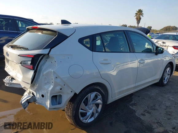 2024 Subaru Impreza z VIN JF1GUABC7R8287129, wystawiony jako IAAI lot #41540169 z przebiegiem 12 580 mil mil oraz . Historia ofert i sprzedaży dostępna na DreamBid. Obrazek 4.