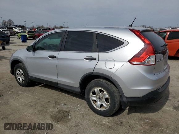 2013 Honda CR-V LX with VIN 2HKRM4H34DH631327, listed as a Copart auction lot 49496075 with 244,165 mi miles and Salvage Title. Bid and sale history available at DreamBid. Image 2.