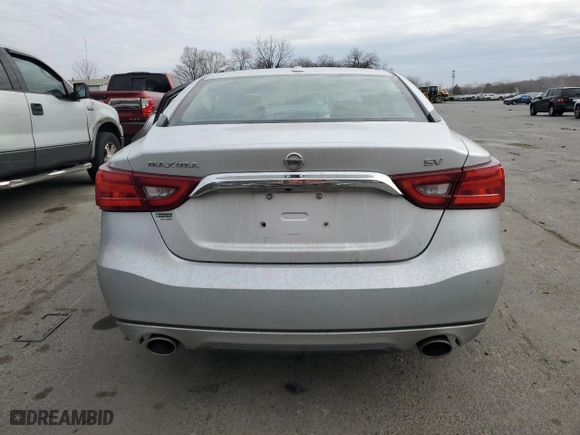 2018 Nissan Maxima SL with VIN 1N4AA6AP2JC385454, listed as a Copart auction lot 47820185 with 45,174 mi miles and Salvage Title. Bid and sale history available at carsss.com. Image 6.